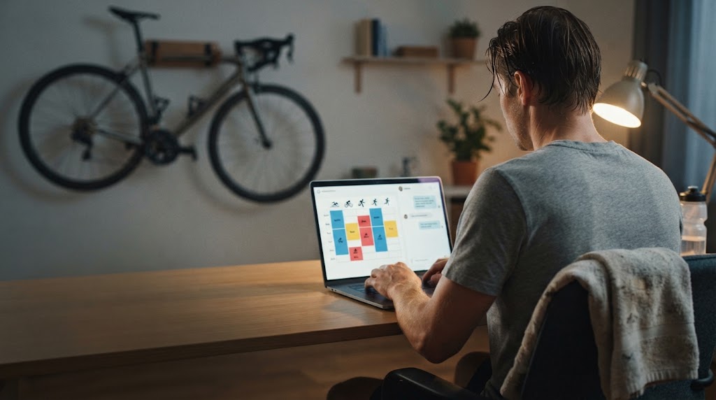 Article triathlon : Faire son plan d'entraînement triathlon avec ChatGPT : le guide (prompts inclus)